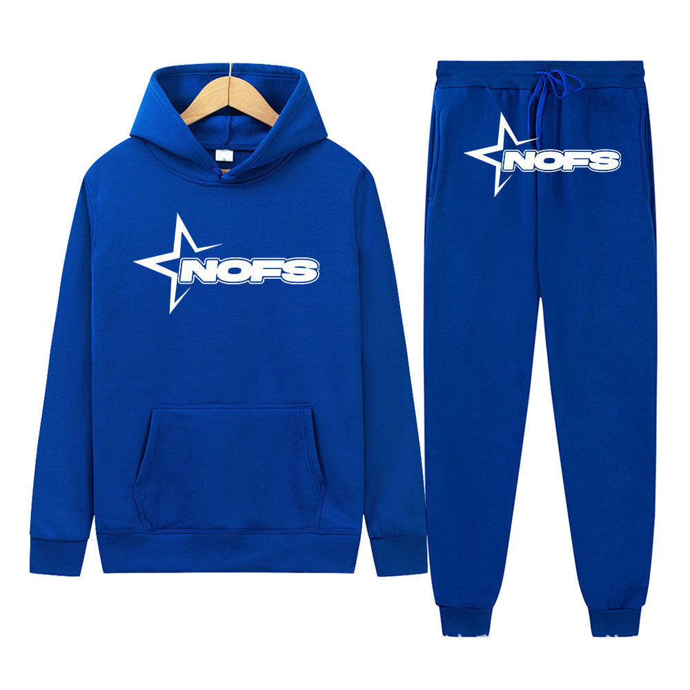 Sweater 2 piece graphic hoodie and trac pant