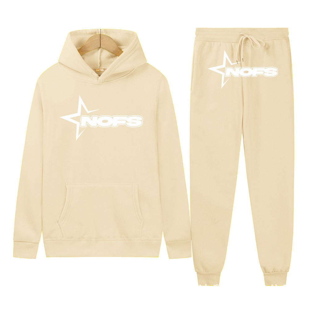 Sweater 2 piece graphic hoodie and trac pant