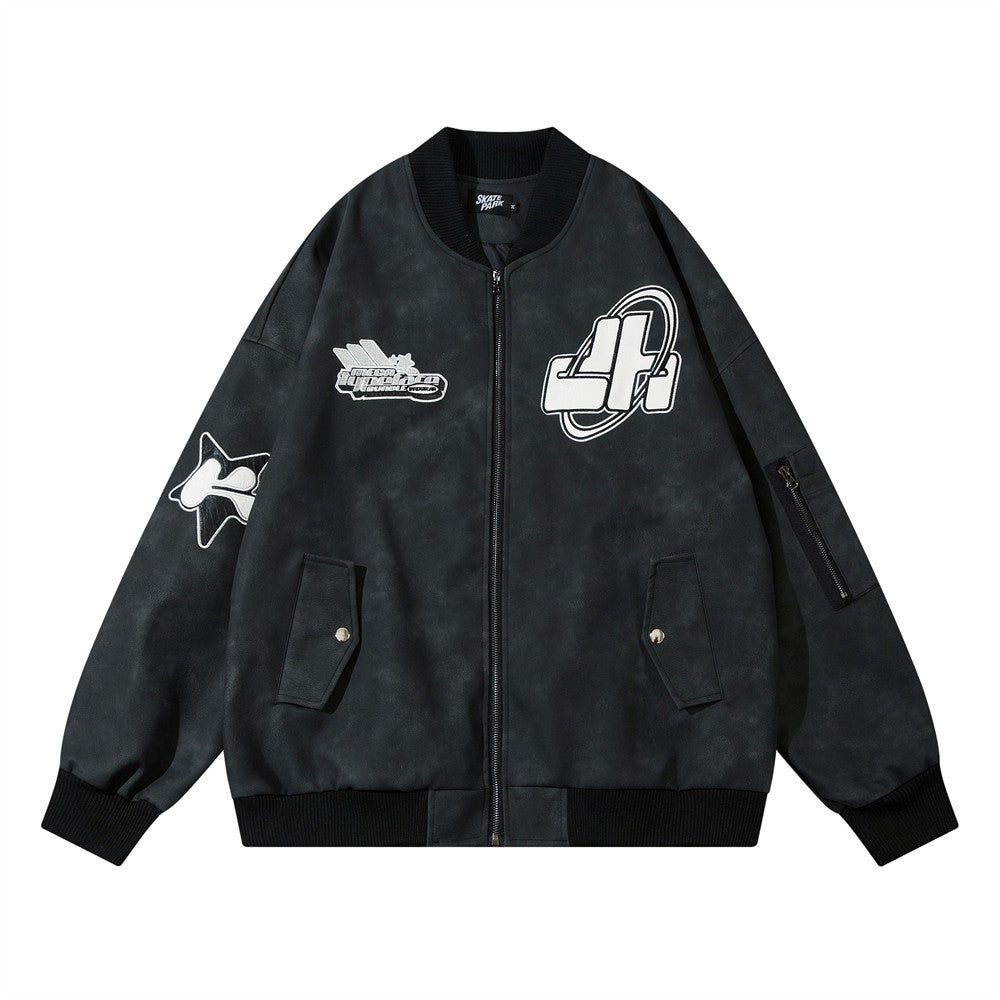 Graphic Embroidered Jacket
