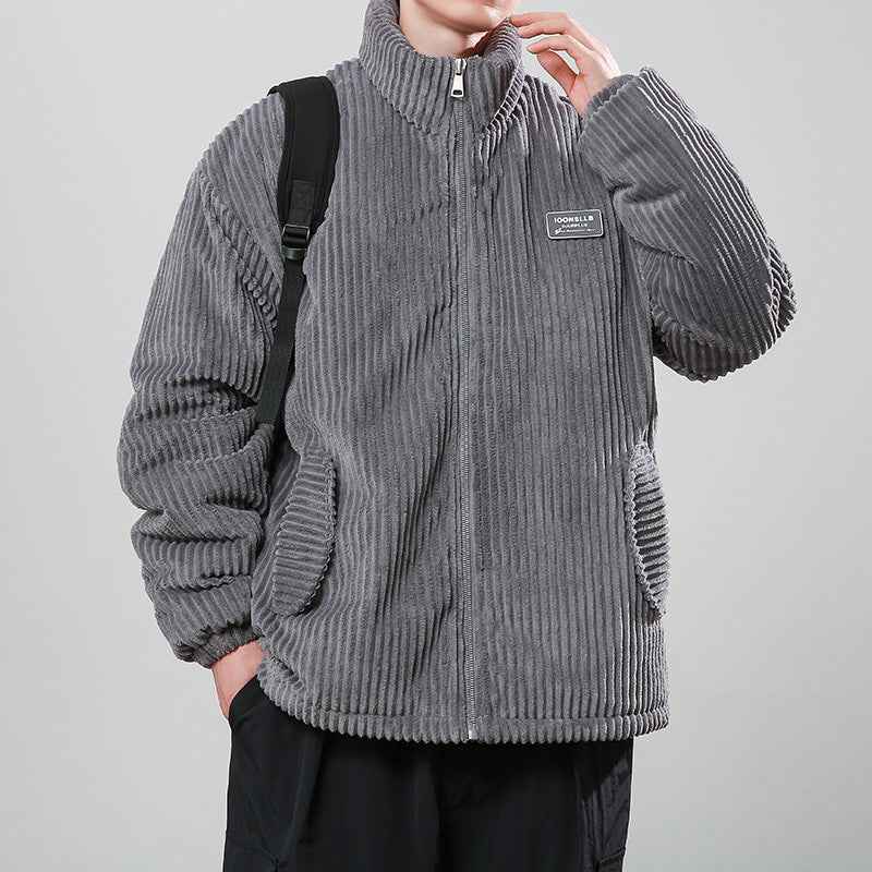 Corduroy Cotton-padded Coat