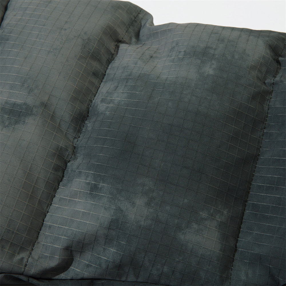 Gradient Cotton Clothing Embroidered puffer