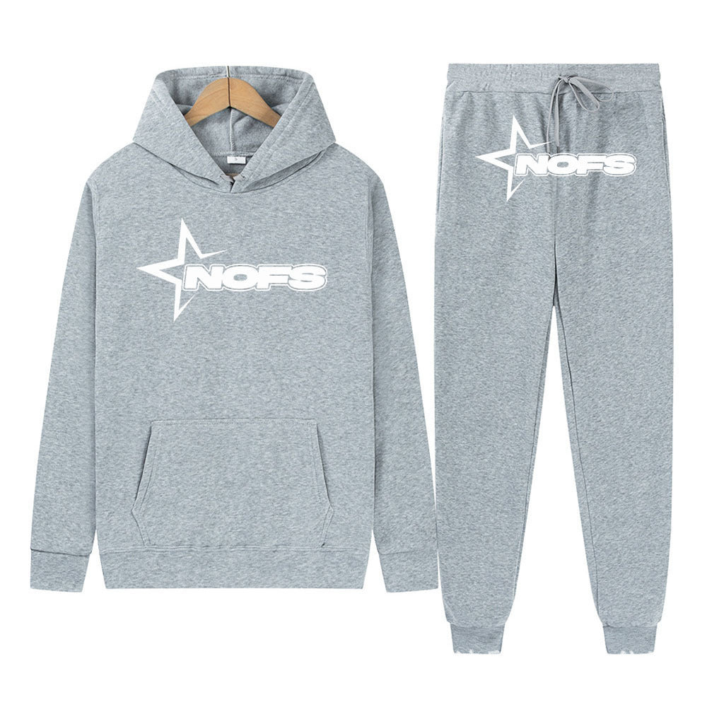 Sweater 2 piece graphic hoodie and trac pant